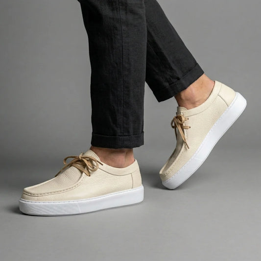 Derby En cuir Grainé